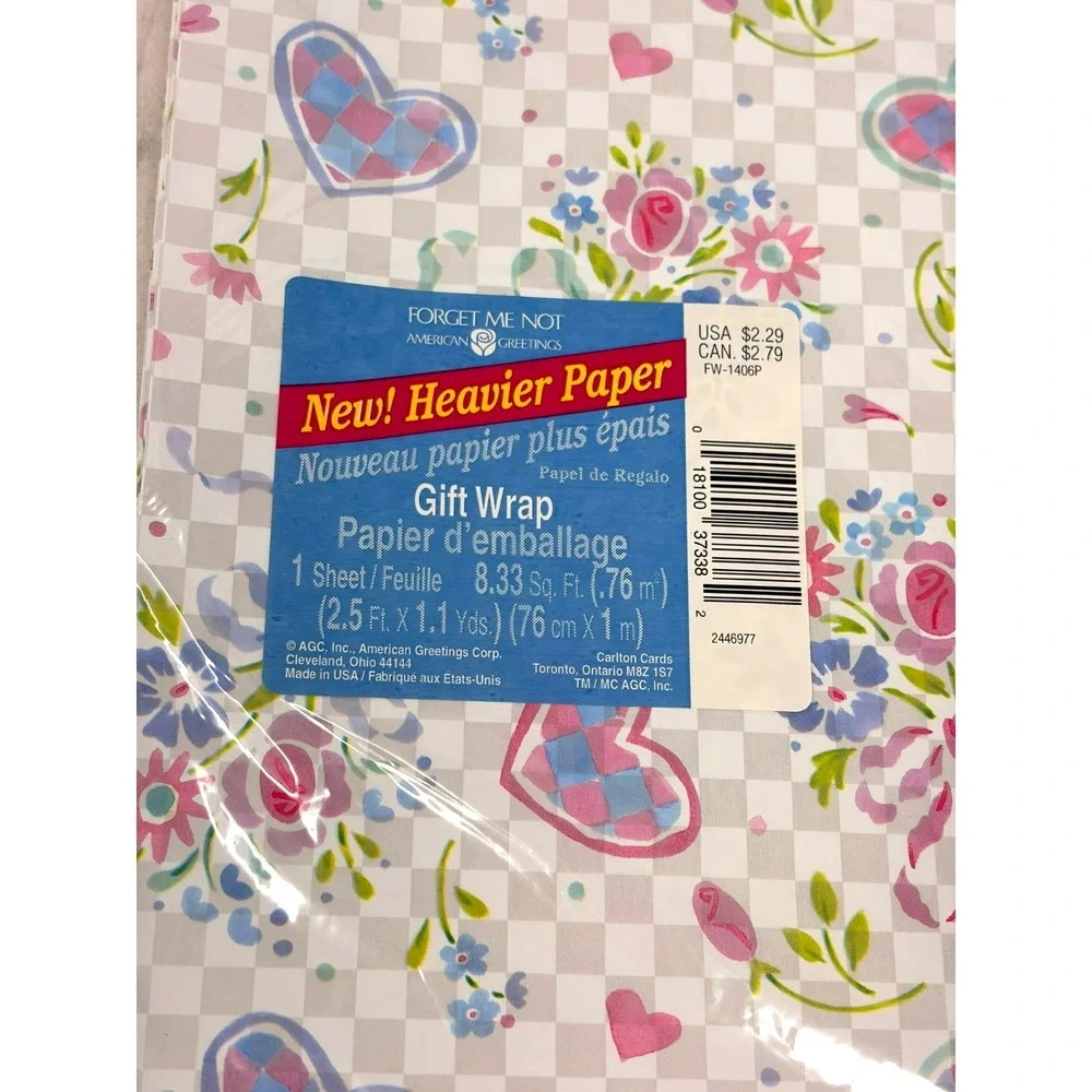 Lot of Vintage New Gift Wrap Tissue Paper Packs Hallmark  Artfaire Mixed